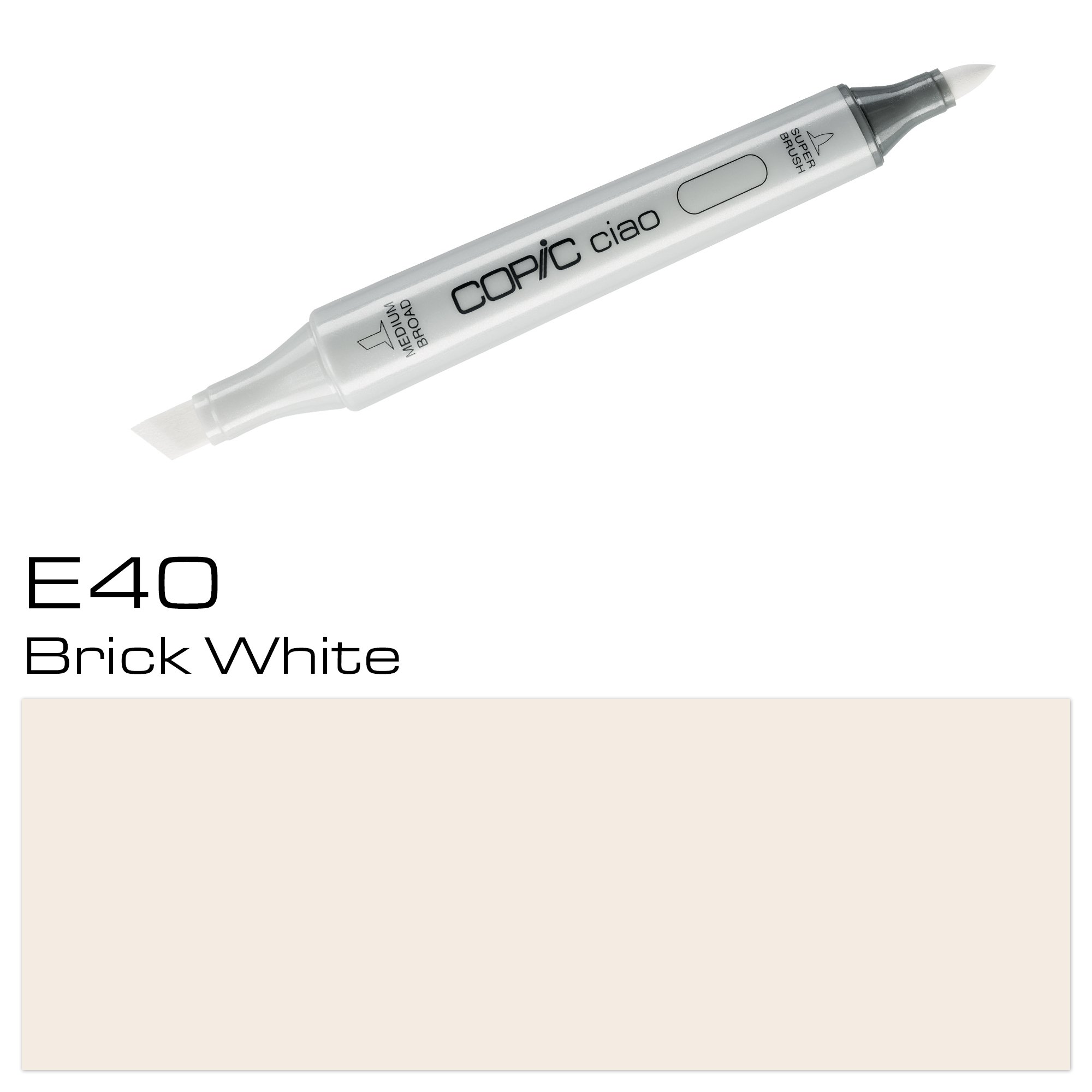 COPIC CIAO BRICK WHITE E40