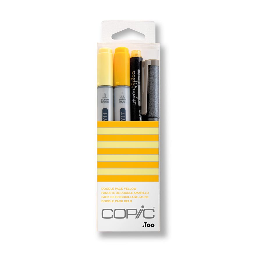COPIC DOODLE PACK YELLOW