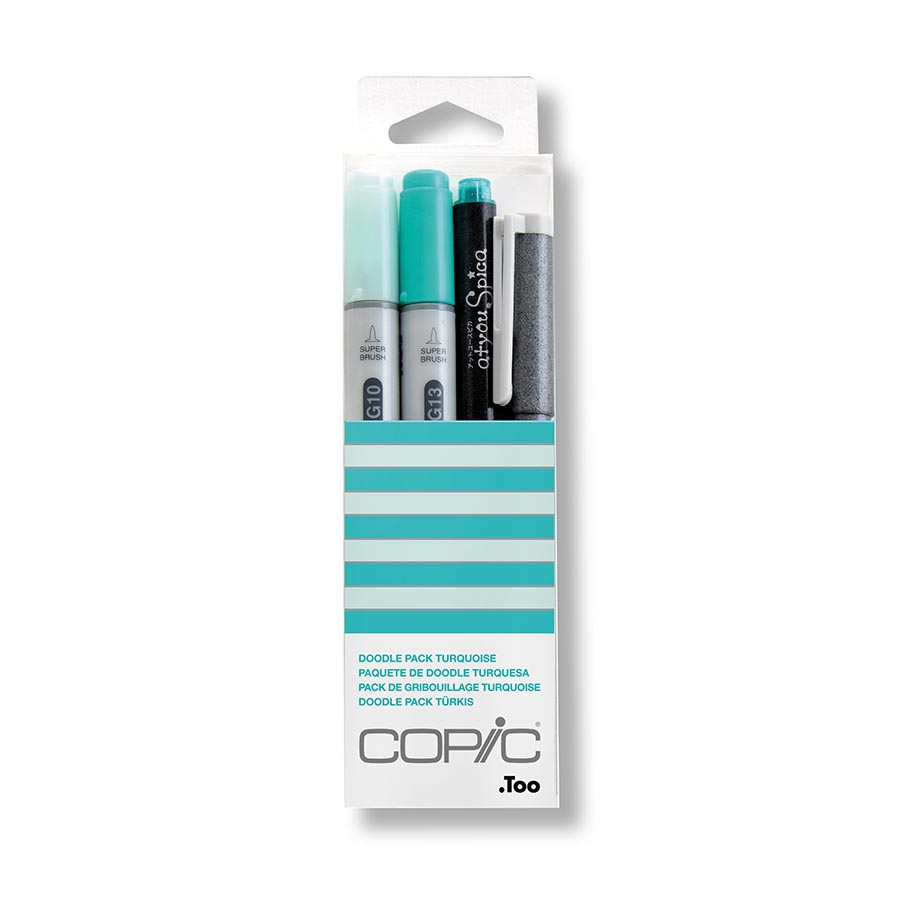COPIC DOODLE PACK TURQUOISE - alternative