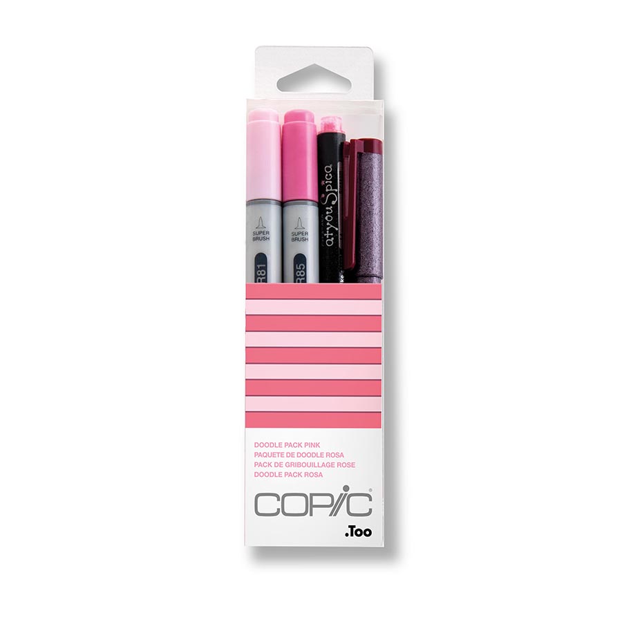 COPIC DOODLE PACK PINK