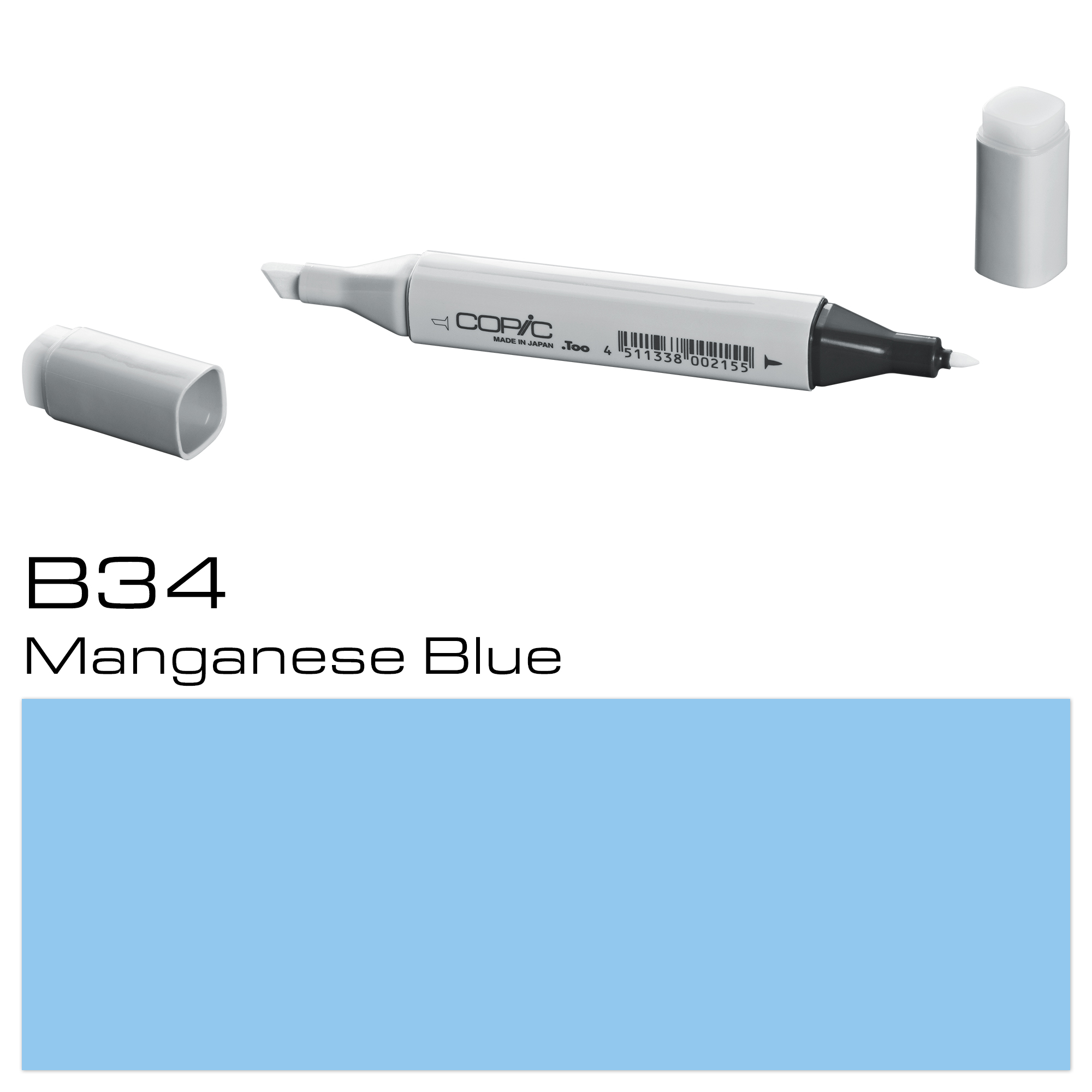 COPIC MARKER MANGANESE BLUE B34