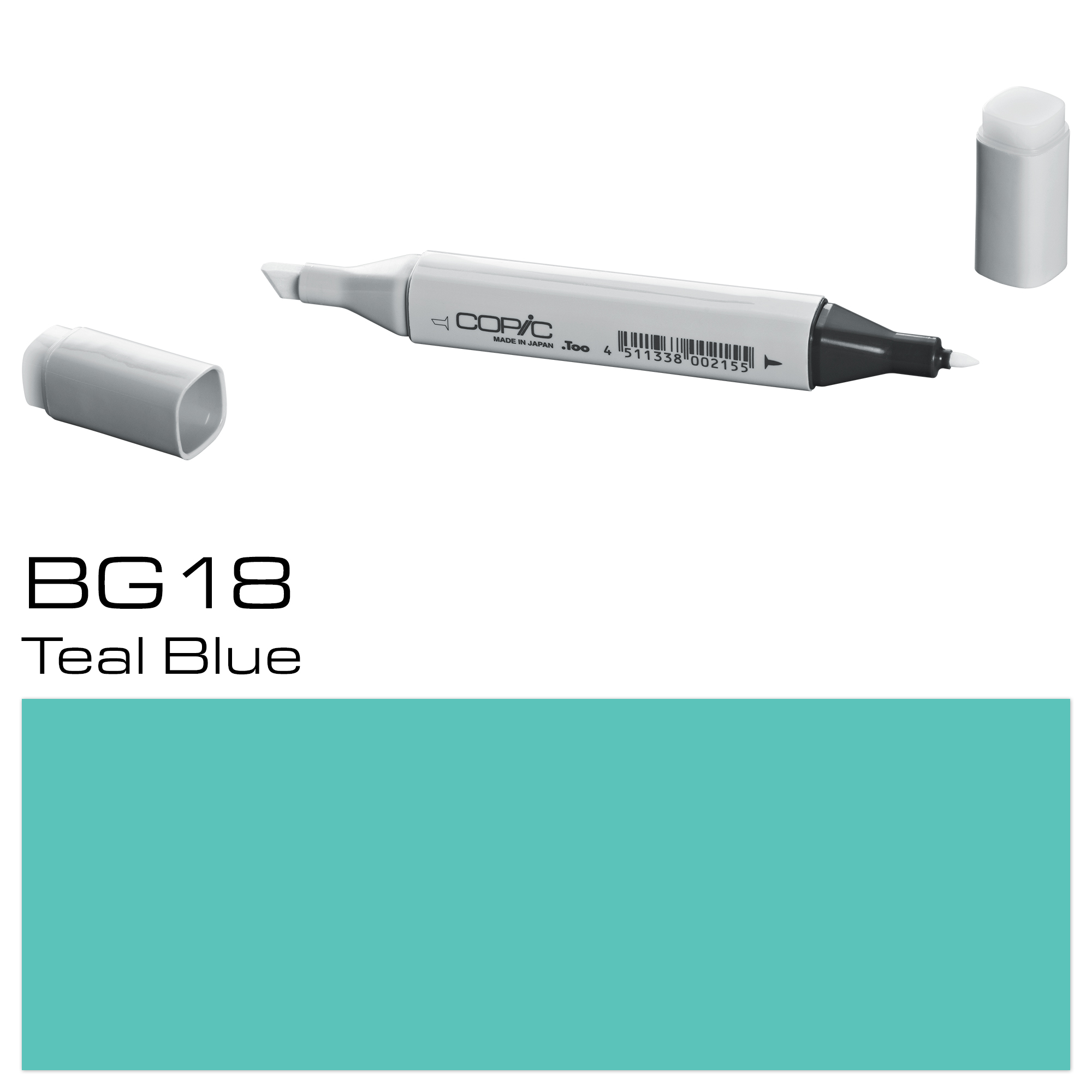 COPIC MARKER TEAL BLUE BG18