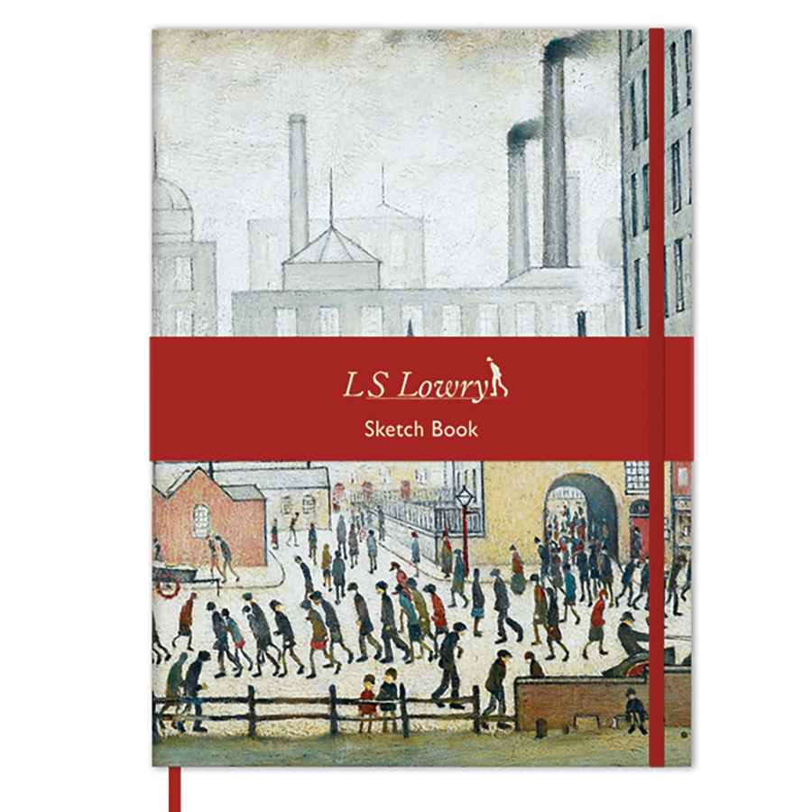 L S LOWRY COMING FROM THE MILL SKETCHBOOK