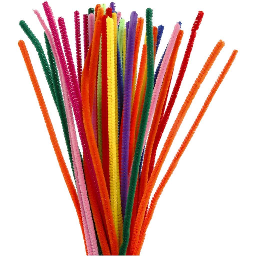 PIPECLEANER COLOURED - PACK OF 50