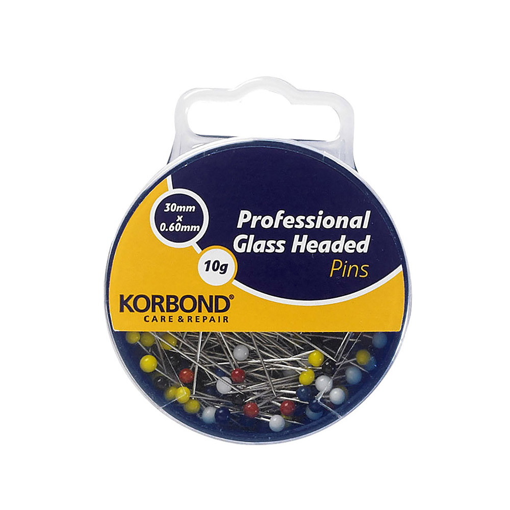 PROFESSIONAL GLASS HEADED PINS
