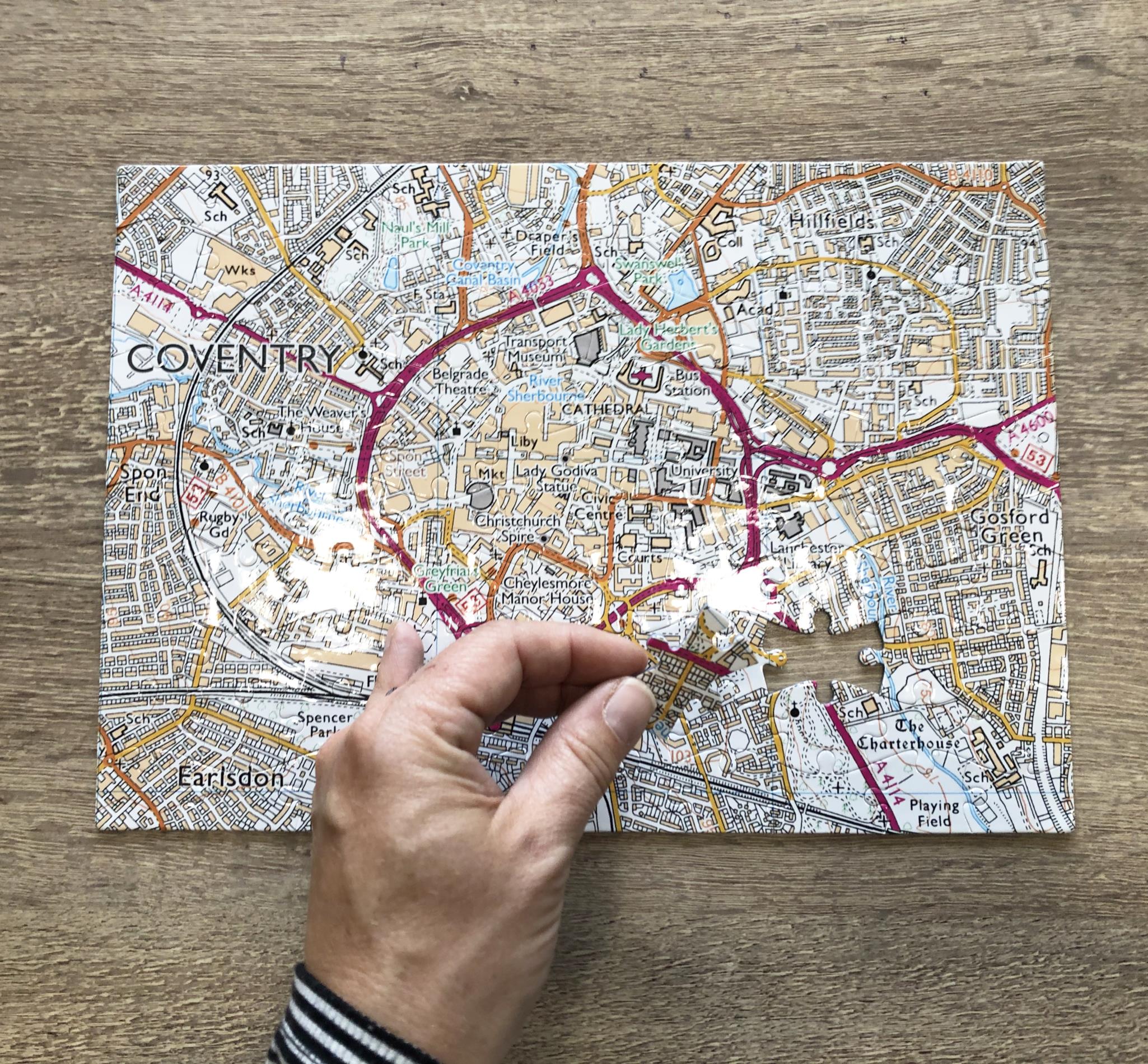 COVENTRY MAP JIGSAW PUZZLE