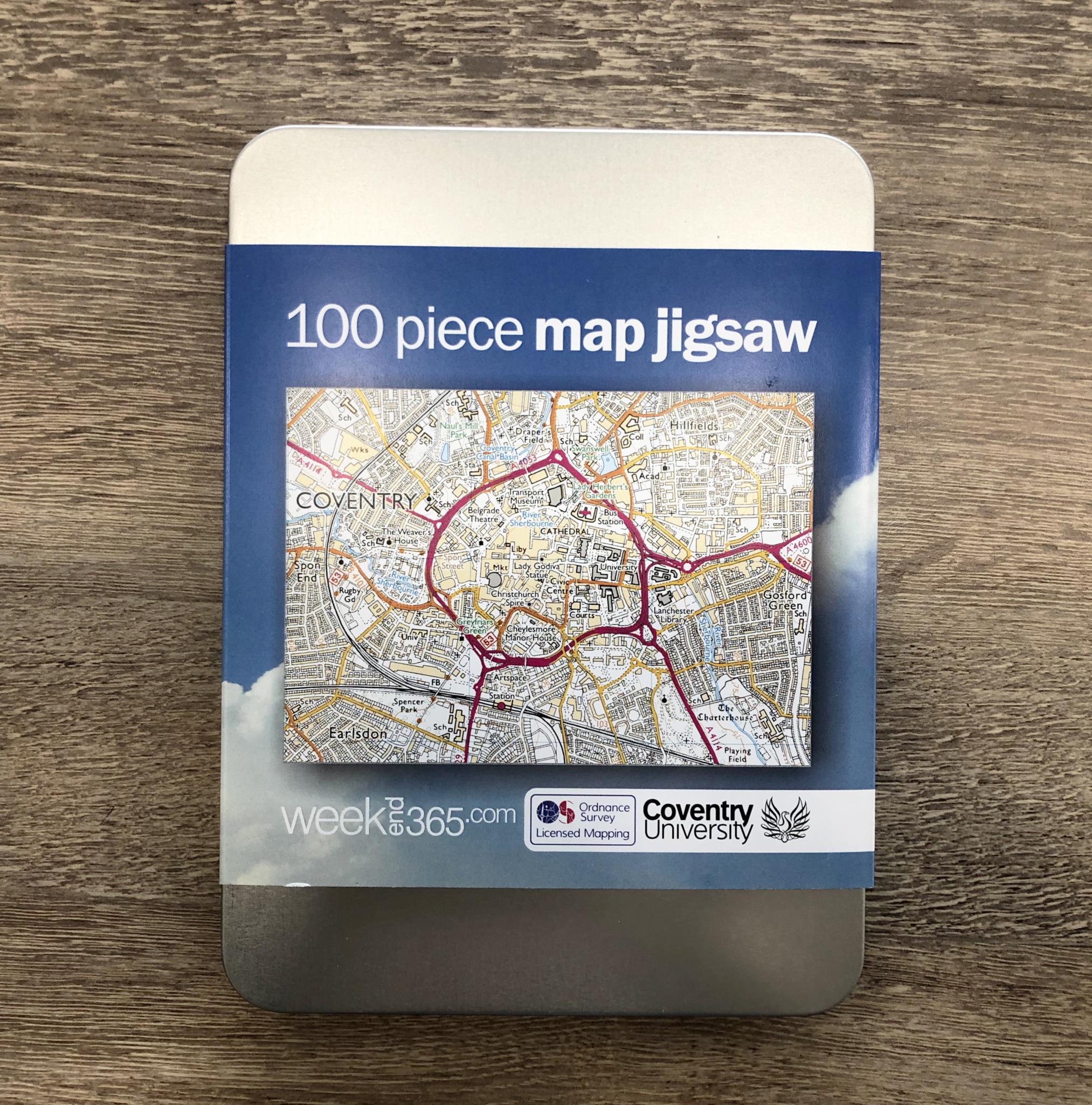 COVENTRY MAP JIGSAW PUZZLE - alternative
