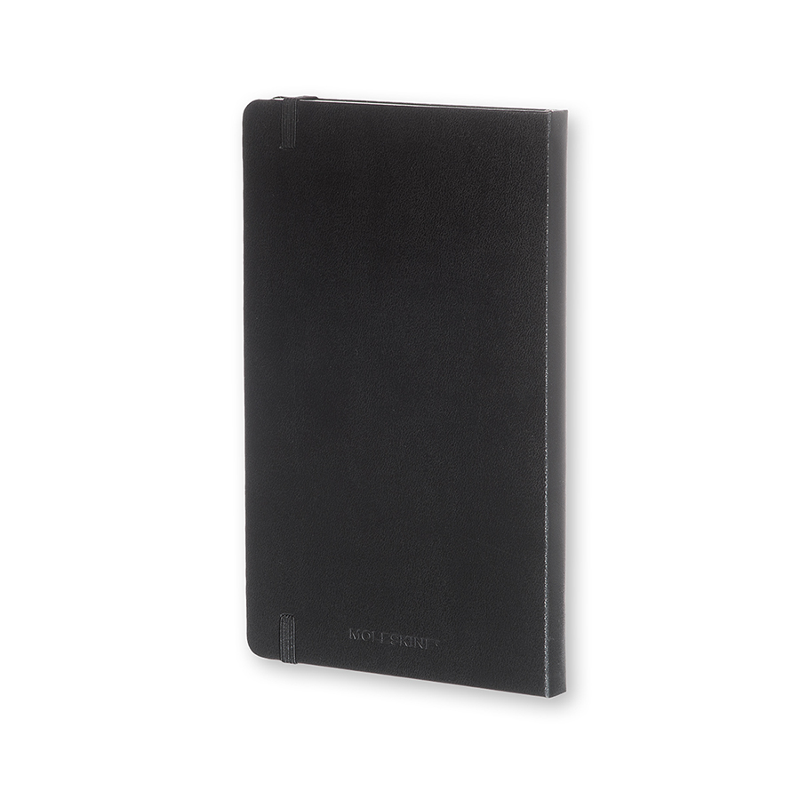 LARGE NOTEBOOK DOTTED BLACK HARDCOVER