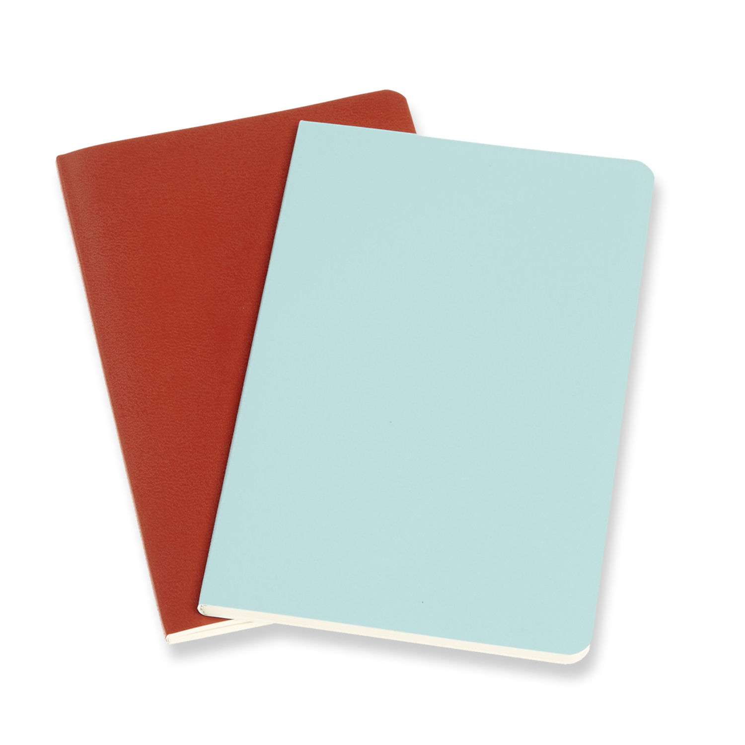 volant journals large plain coral orange aquamarine blue - alternative