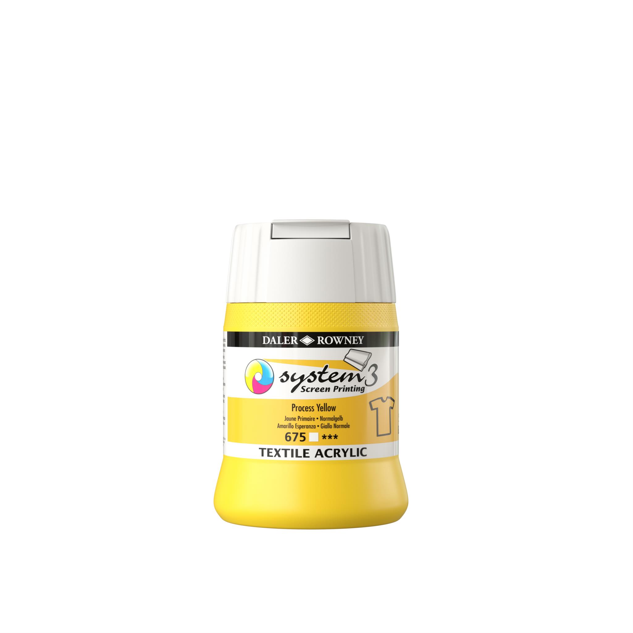 SYSTEM 3 TEXTILE INK PROCESS YELLOW