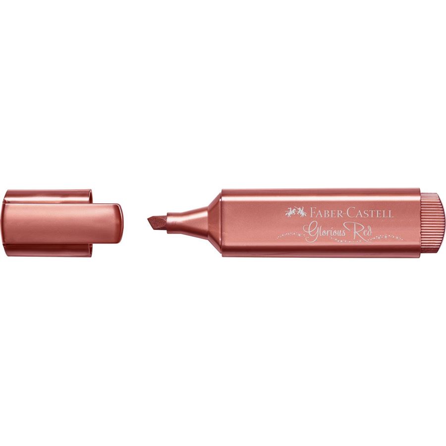 FABER CASTELL GLORIOUS RED METALLIC HIGHLIGHTER