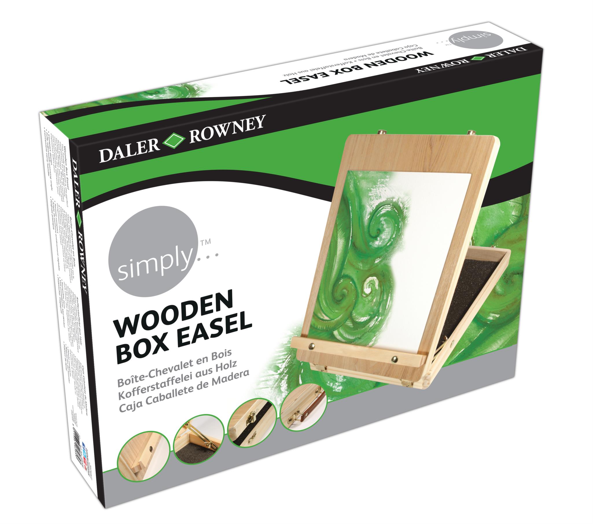 DALER ROWNEY SIMPLY WOODEN BOX EASEL