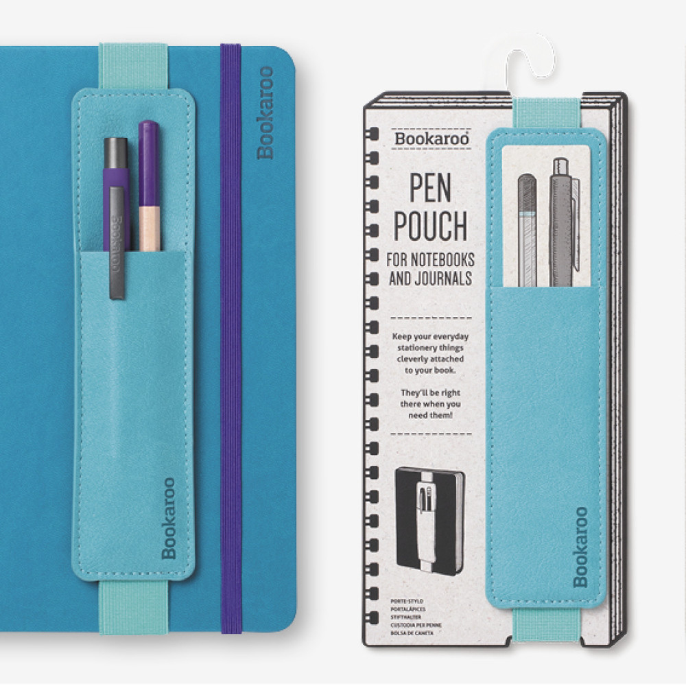 PEN POUCH TURQUOISE BOOKAROO