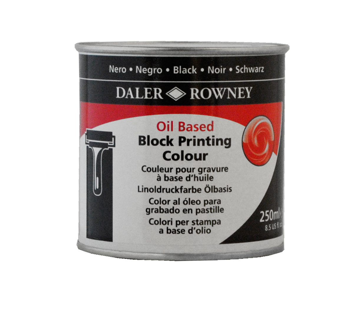 DALER ROWNEY BLACK BLOCK PRINTING INK OIL BASED