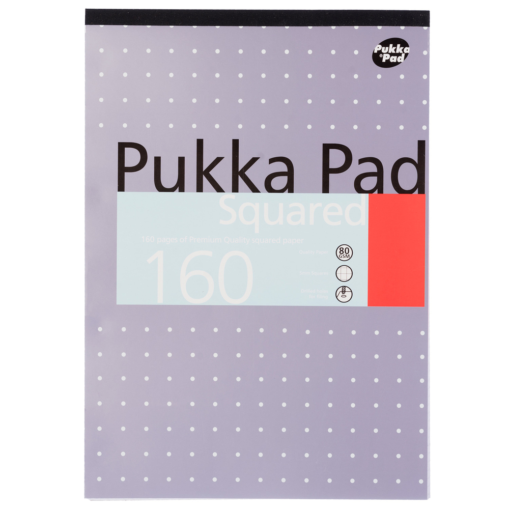 A4 SQUARED REFILL PAD PUKKA PADS