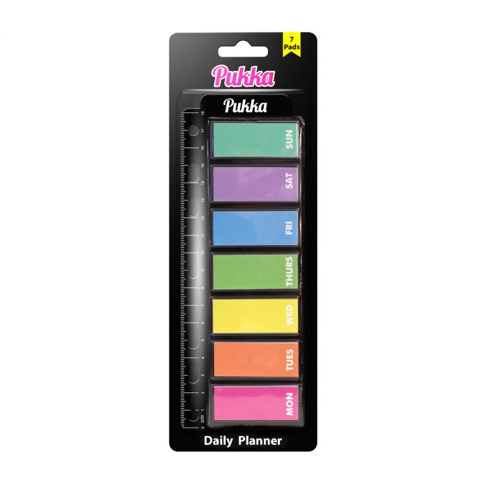 DAILY PLANNER NEON COLOURS PUKKA PADS