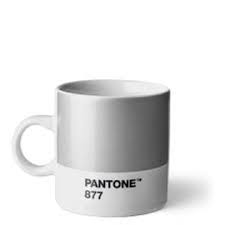 PANTONE ESPRESSO CUP SILVER 877 C