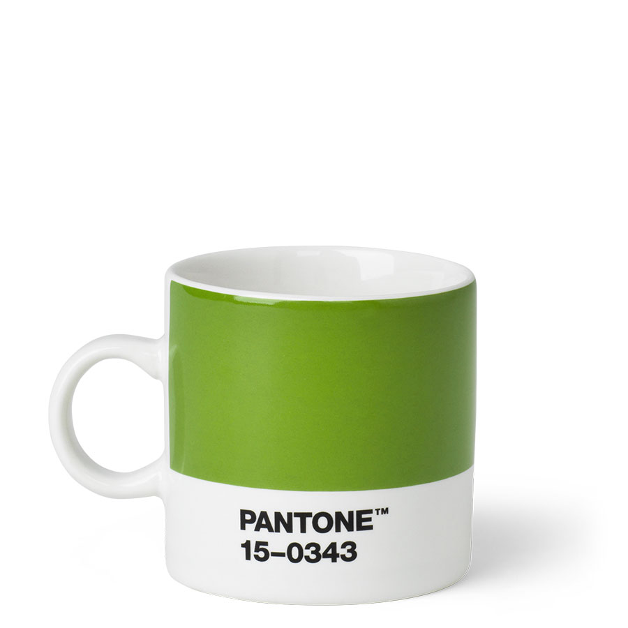 PANTONE ESPRESSO CUP GREEN 15-0343