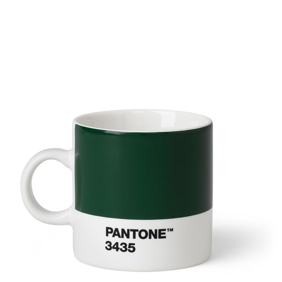 PANTONE ESPRESSO CUP DARK GREEN 3435