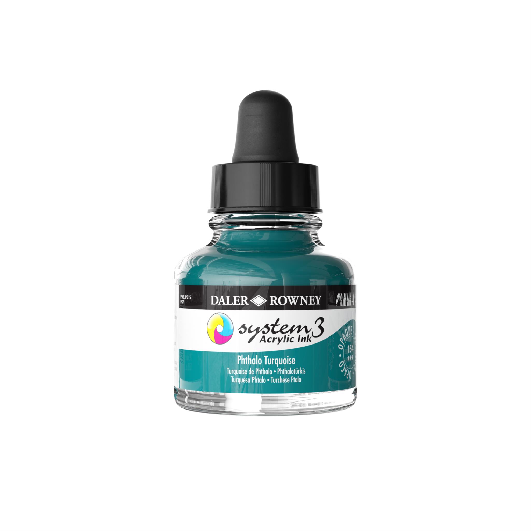 SYSTEM3 INK 29.5ML PHTHALO TURQUOISE