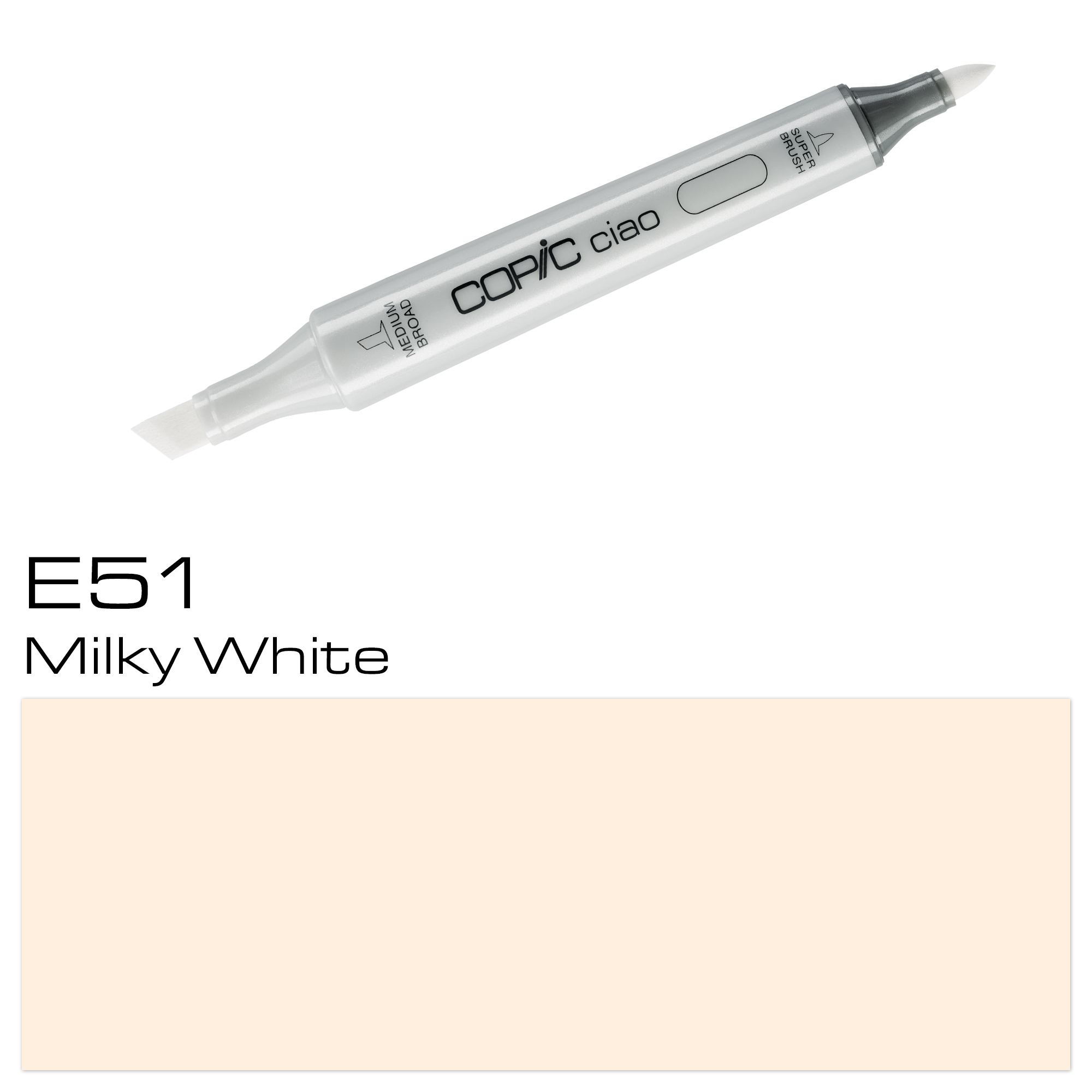 COPIC CIAO MILKY WHITE E51