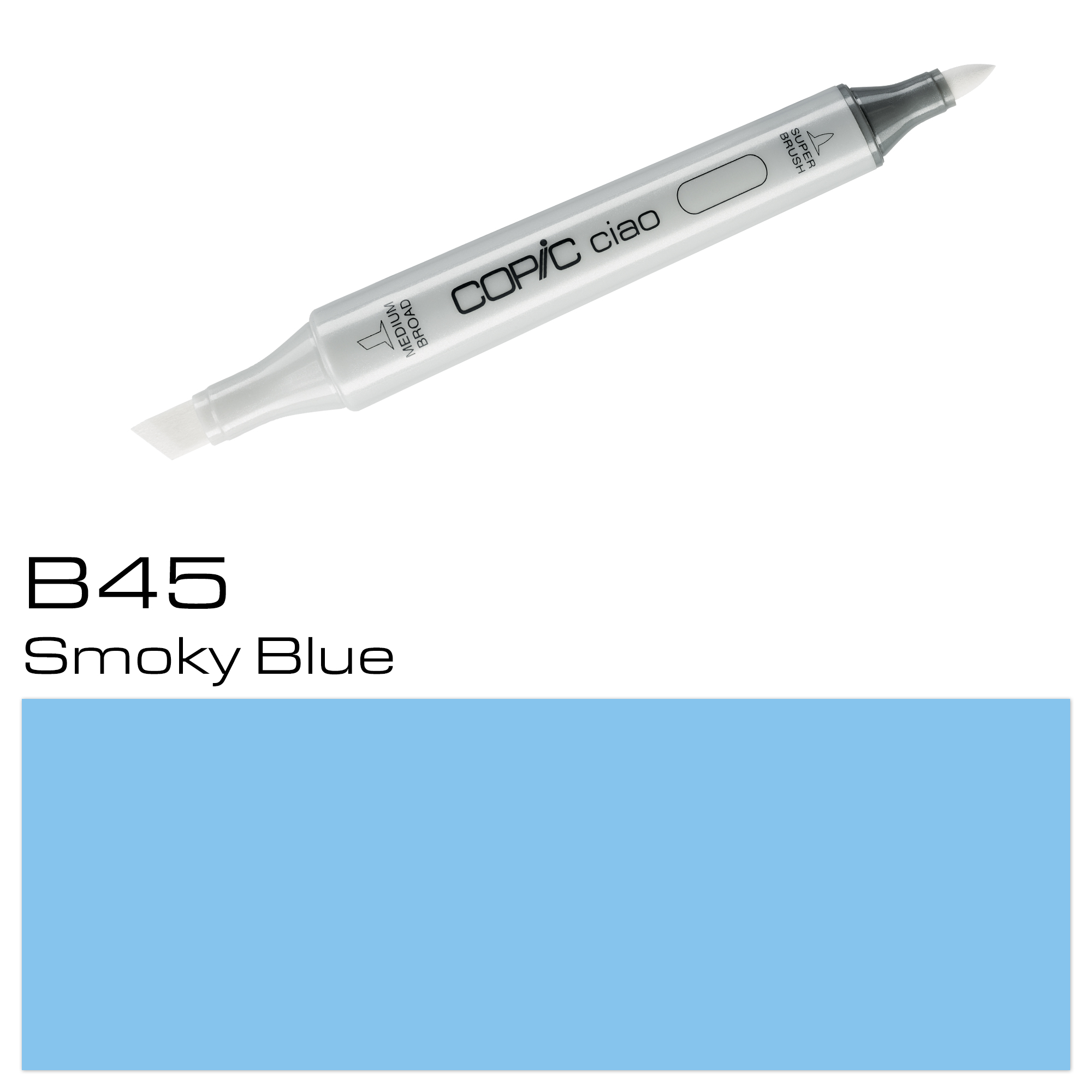 COPIC CIAO SMOKY BLUE B45