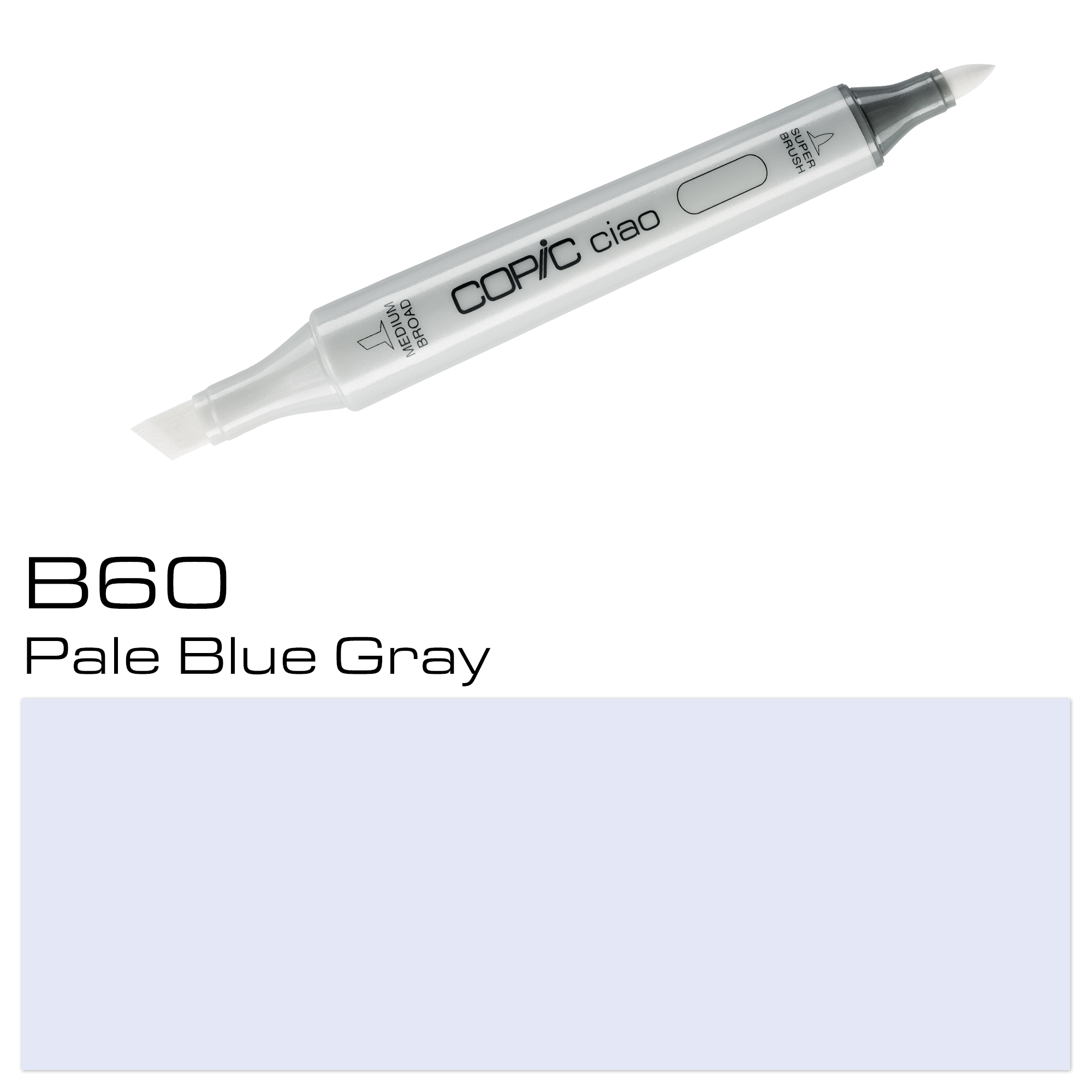 COPIC CIAO PALE BLUE GREY B60