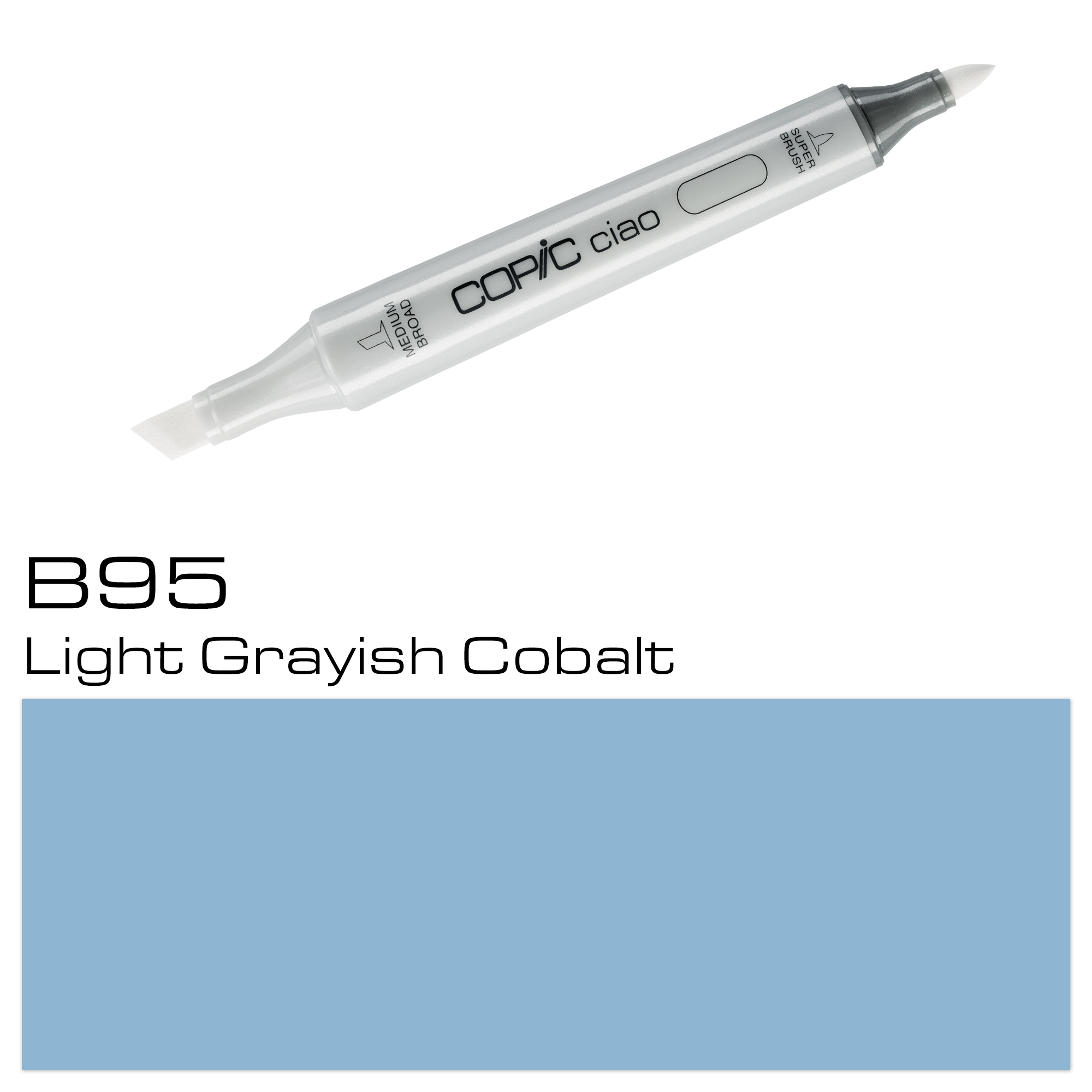 COPIC CIAO LIGHT GRAYISH COBALT B95
